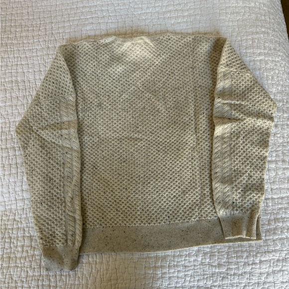 Garnet Hill Cable Knit Sweater in Cashmerr - Picture 6 of 8